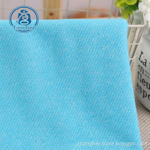 Tissu éponge tricoté en polyester et coton pour tissu